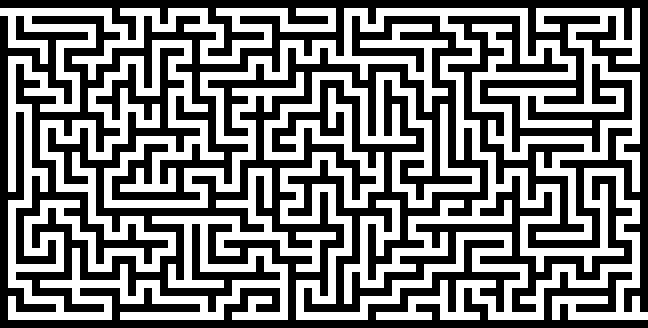 a complicated maze